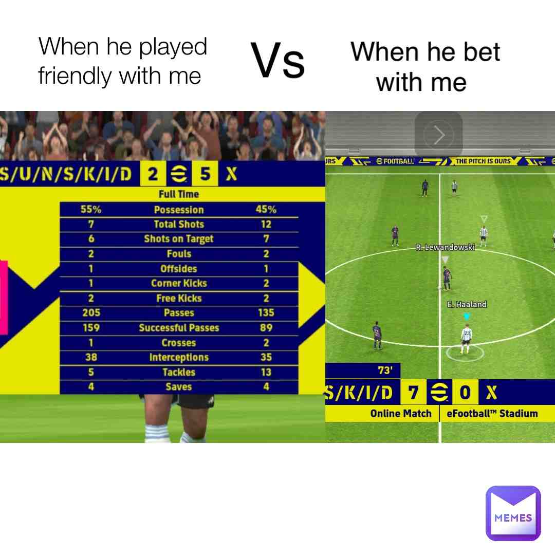 He thought I was weak, but it was a trap. #efootball #pes. #football