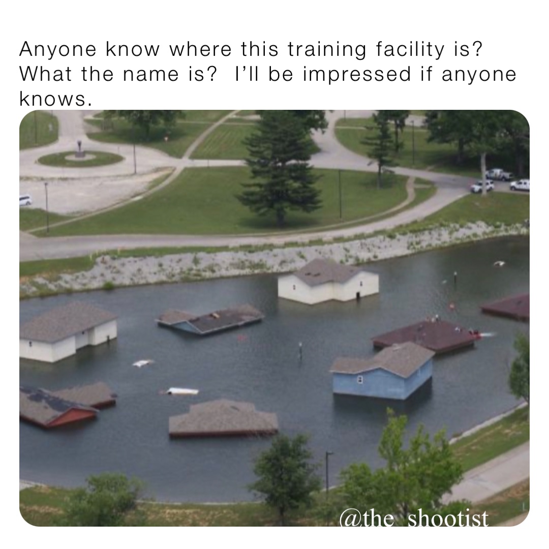 Anyone know where this training facility is?  What the name is?  I’ll be impressed if anyone knows.