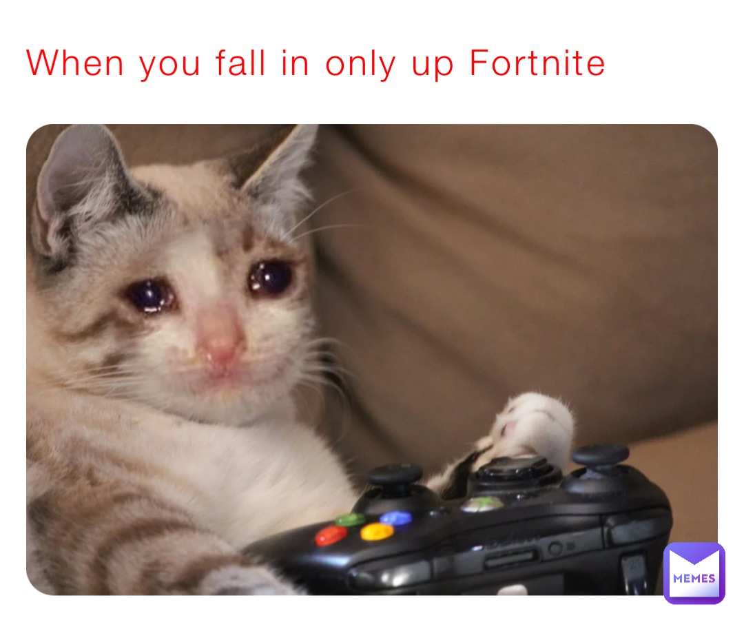 When you fall in only up Fortnite