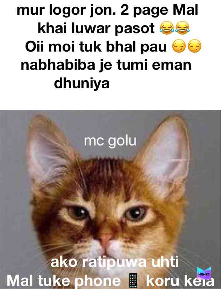 Meme shared by @m_c_golu