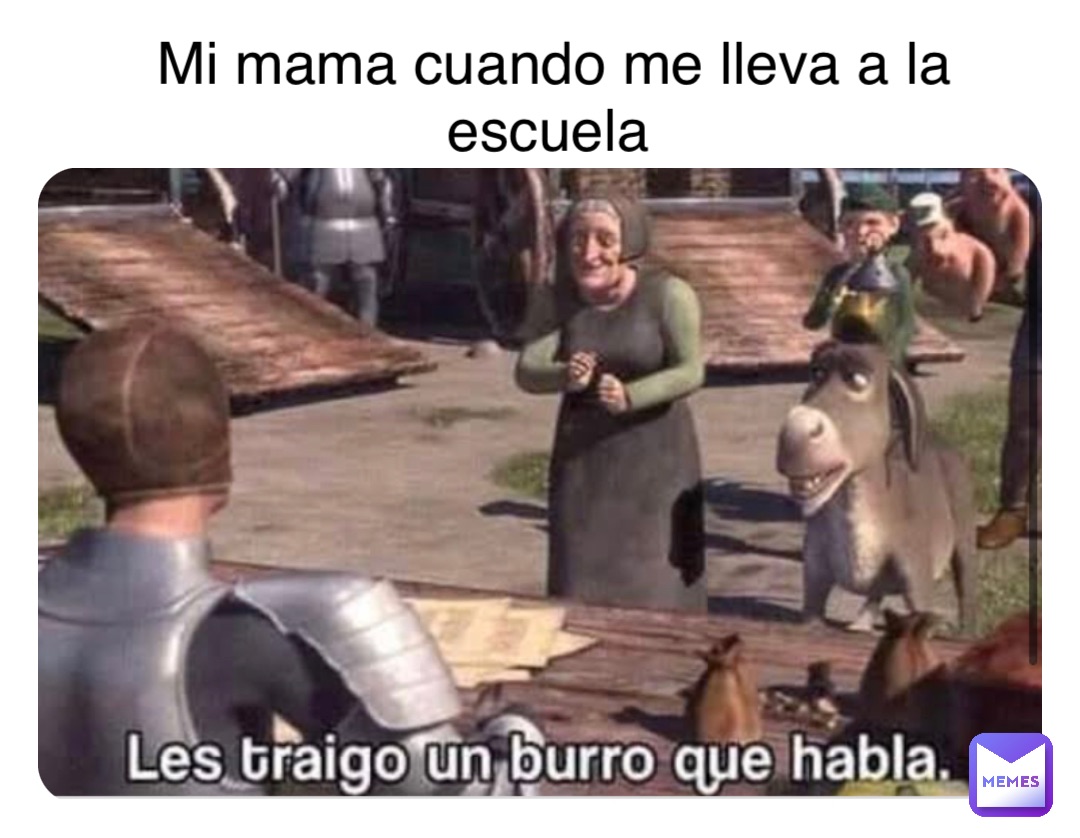 Double tap to edit Mi mama cuando me lleva a la escuela