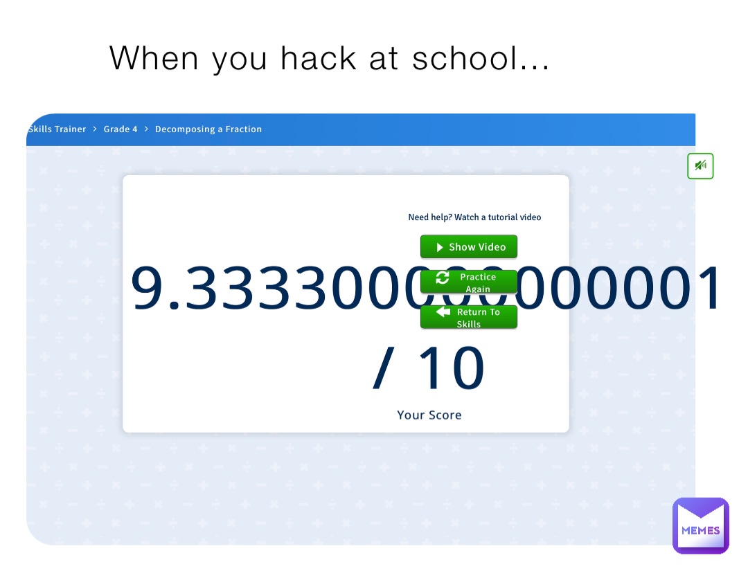 When you hack at school…