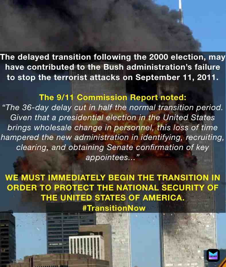 ​We must Transition Now!  #Election2020  #PresidentElectJoeBiden