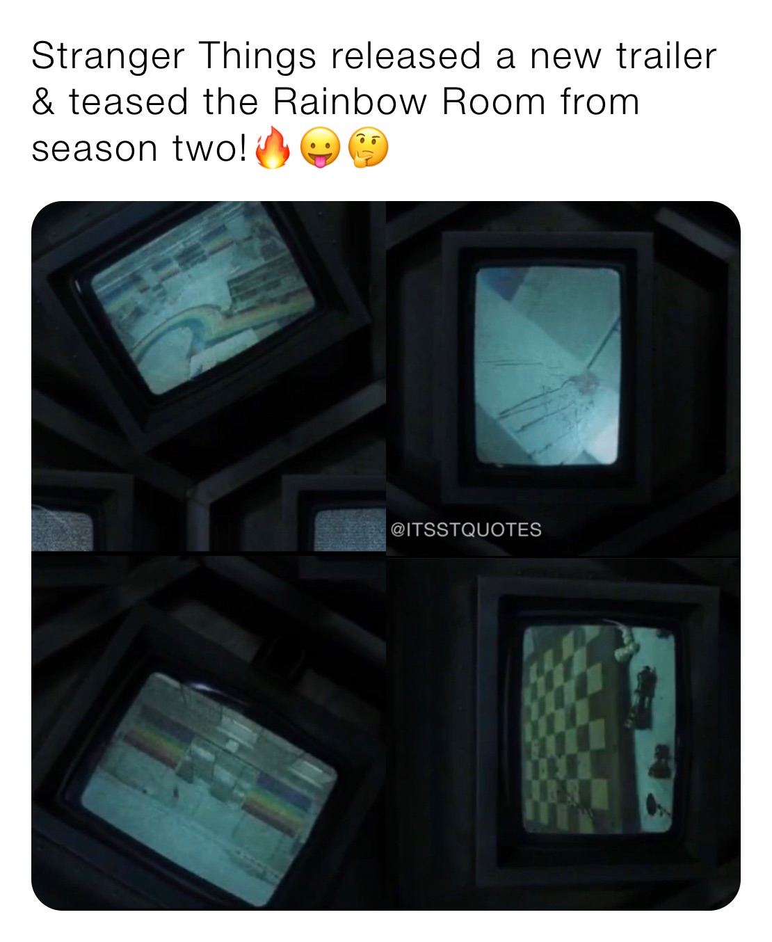 Stranger Things released a new trailer & teased the Rainbow Room from season two!🔥😛🤔