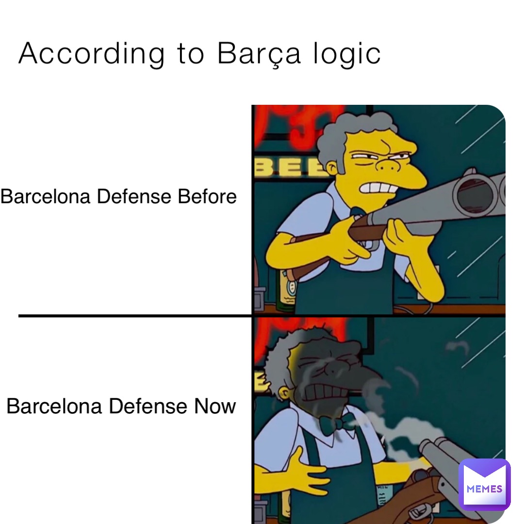 According to Barça logic Barcelona Defense Before Barcelona Defense Now
