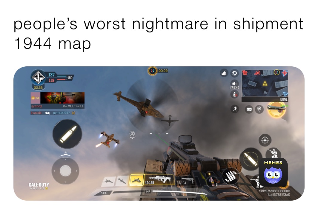 people’s worst nightmare in shipment 1944 map ￼