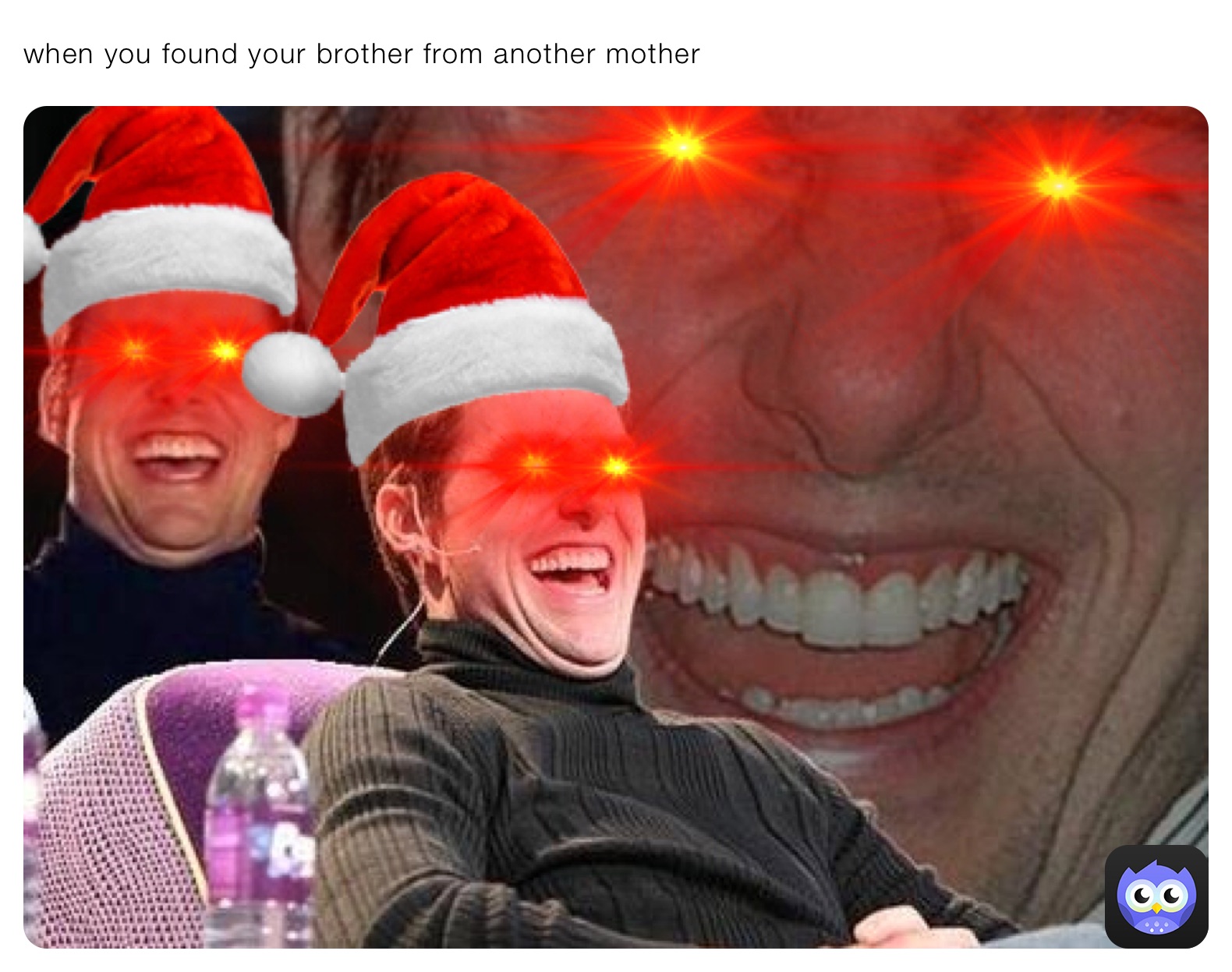 when you found your brother from another mother￼