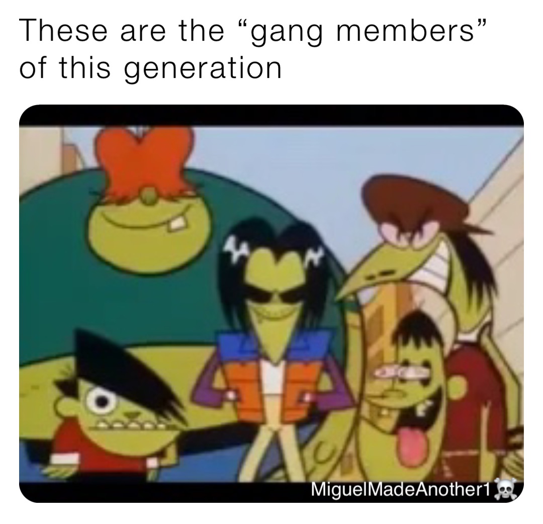 These are the “gang members” of this generation MiguelMadeAnother1☠️
