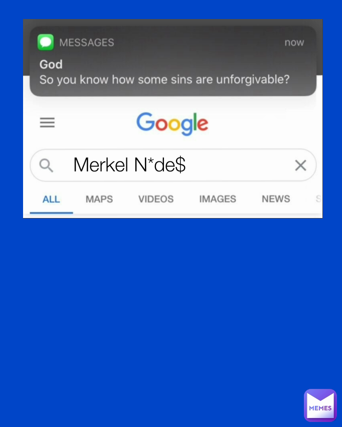 Merkel N*de$ Type Text