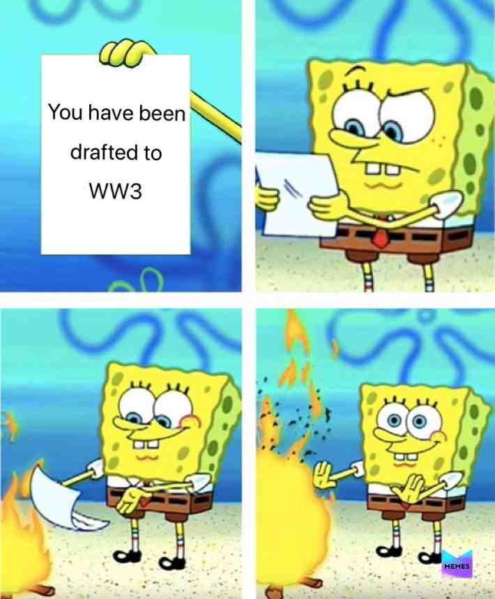 #we 3  #worldwar3   #drafted