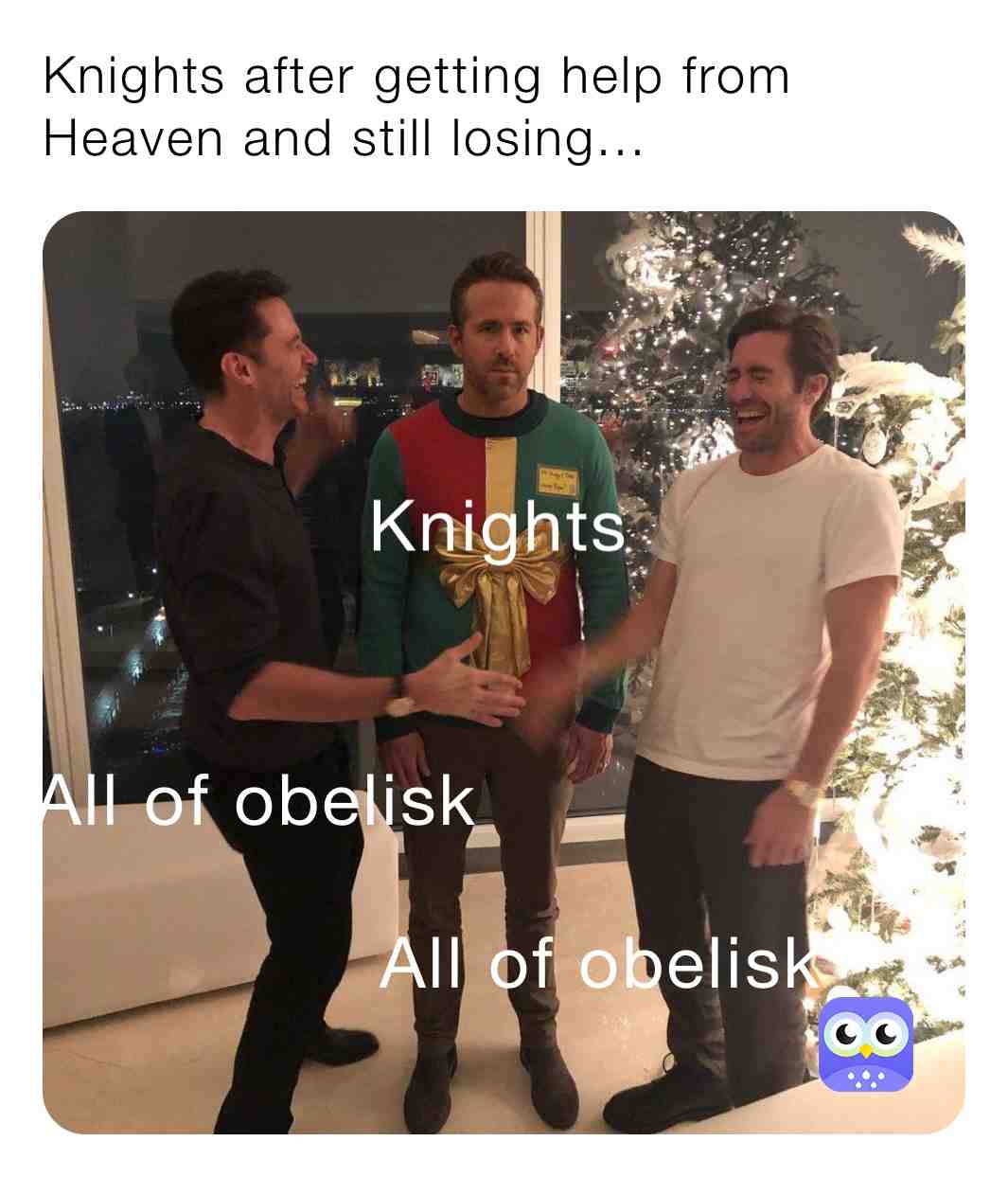 Meme shared by @reedmemes