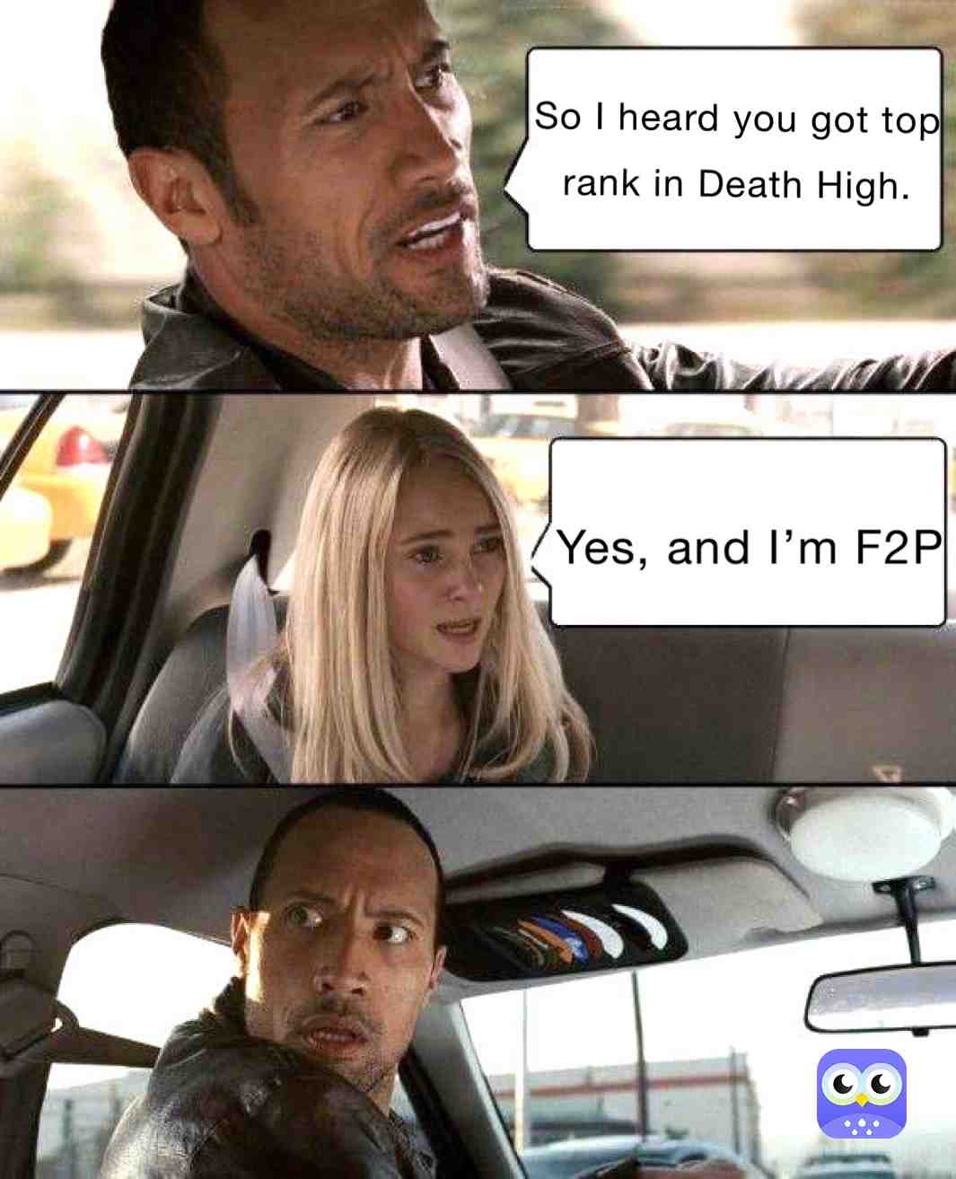 Meme shared by @reedmemes