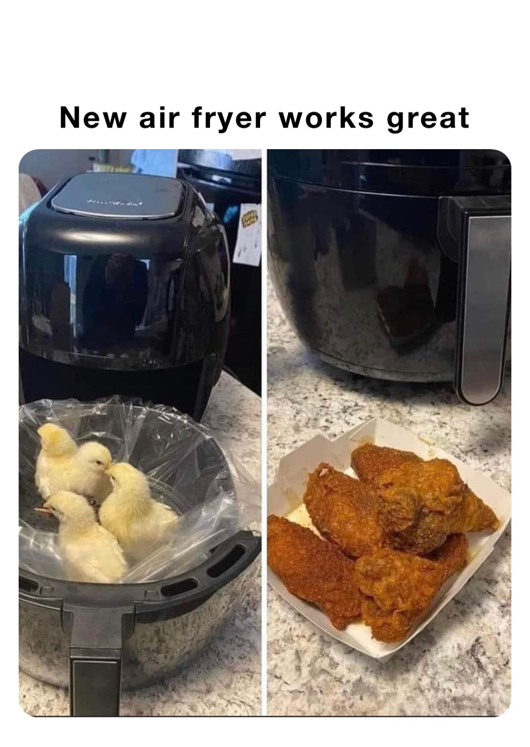 New air fryer works great