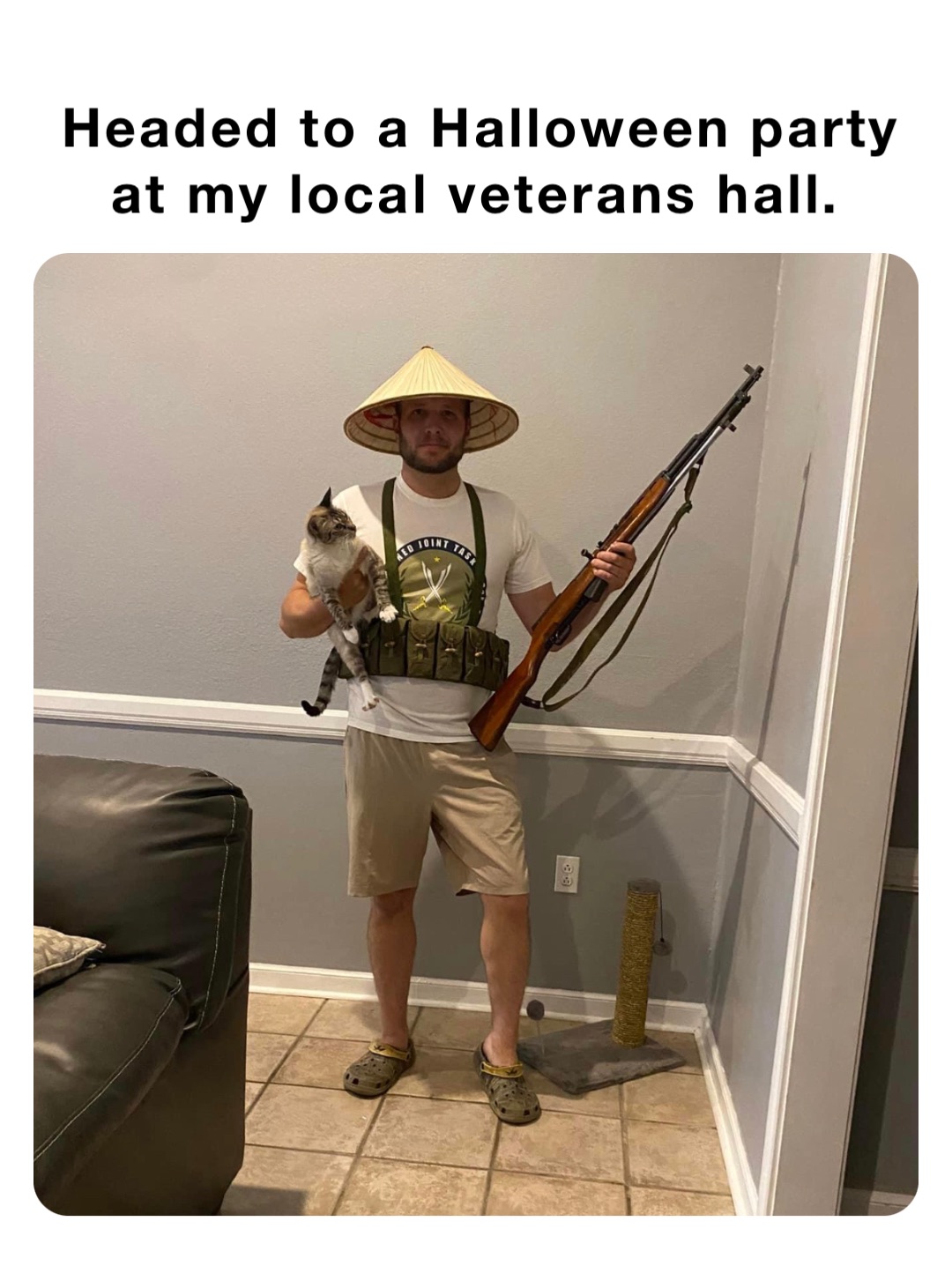 Headed to a Halloween party at my local veterans hall.