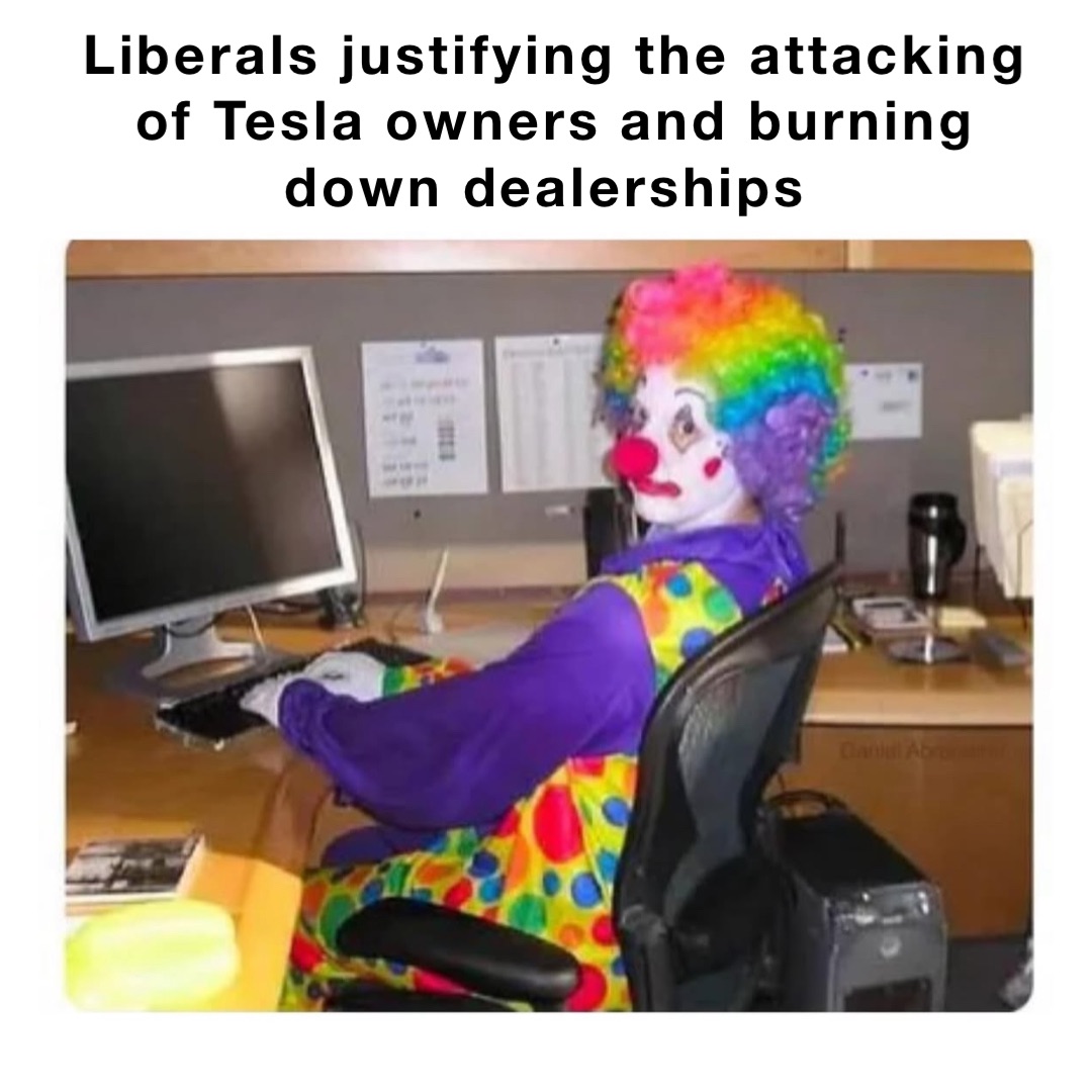 Liberals justifying the attacking of Tesla owners and burning down dealerships