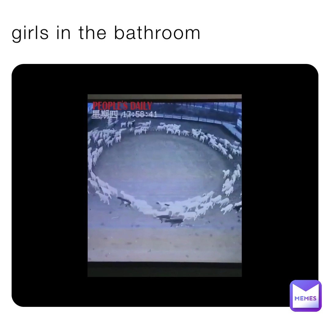 girls in the bathroom