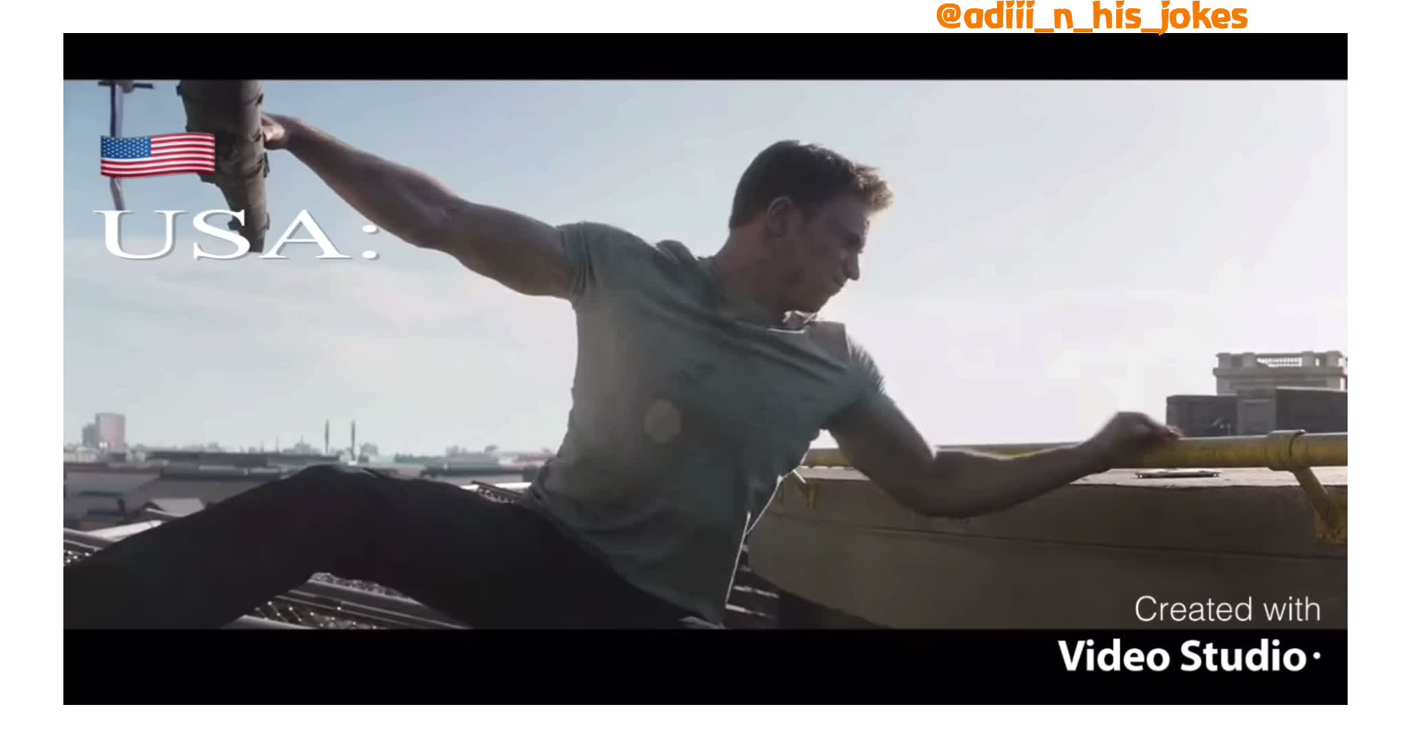 Captain America vs Indian actor. #adiiinhisjokes #menokiding #captain #captainamerica #marvel #wintersoldier #bucky #civilwar #avengers #strength #indianmemes #indian #actors #vs #usa #dharmendar #indianshit #usashit #power #powerhouse #raw #memes
