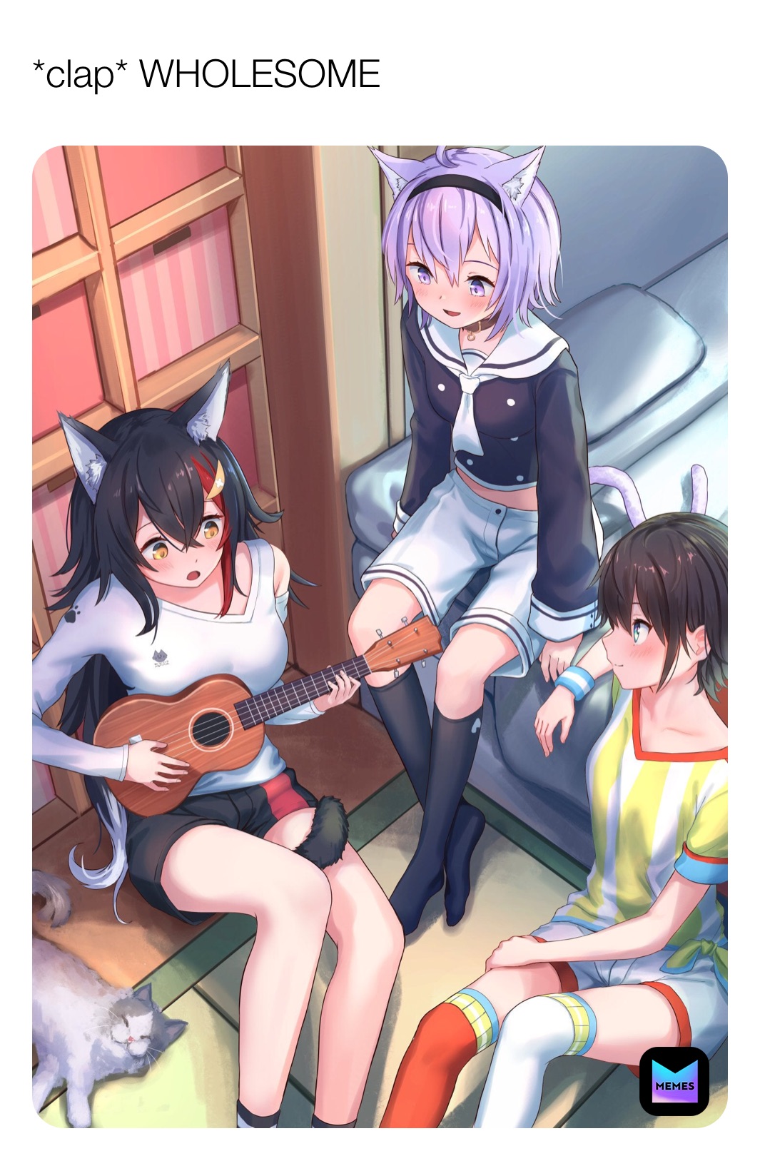 *clap* WHOLESOME