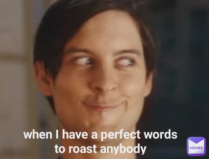 when I have a perfect word for roast anybody when I have perfect words to roast anybody . when I have a perfect words to roast anybody