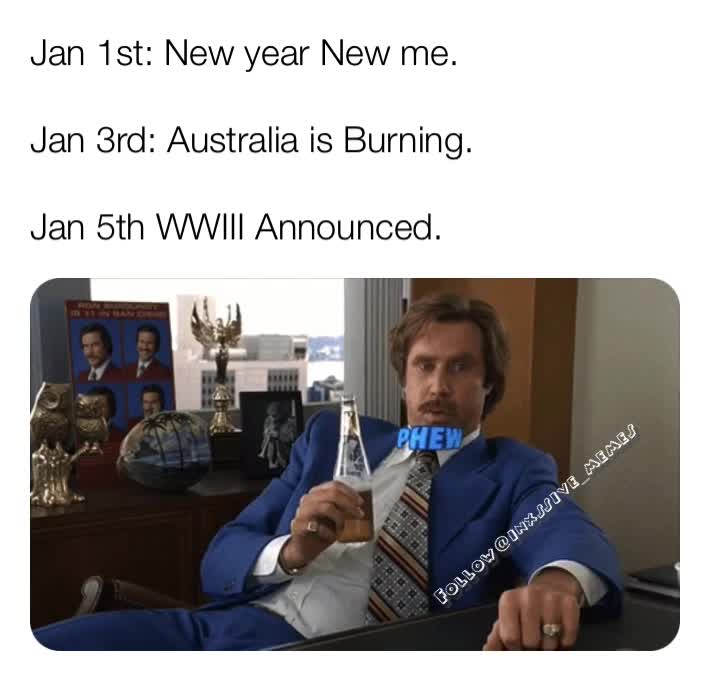 #2020 #memes #memesdaily #memestagram #funnymemesdaily #ww3 #ww3memes #twitter #instagram #funny #funnymemes #funnytexts #funnyposts #school #love #pretty #cute