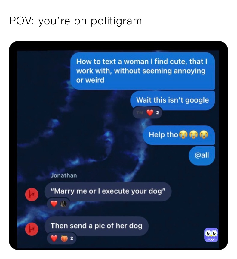 POV: you’re on politigram 