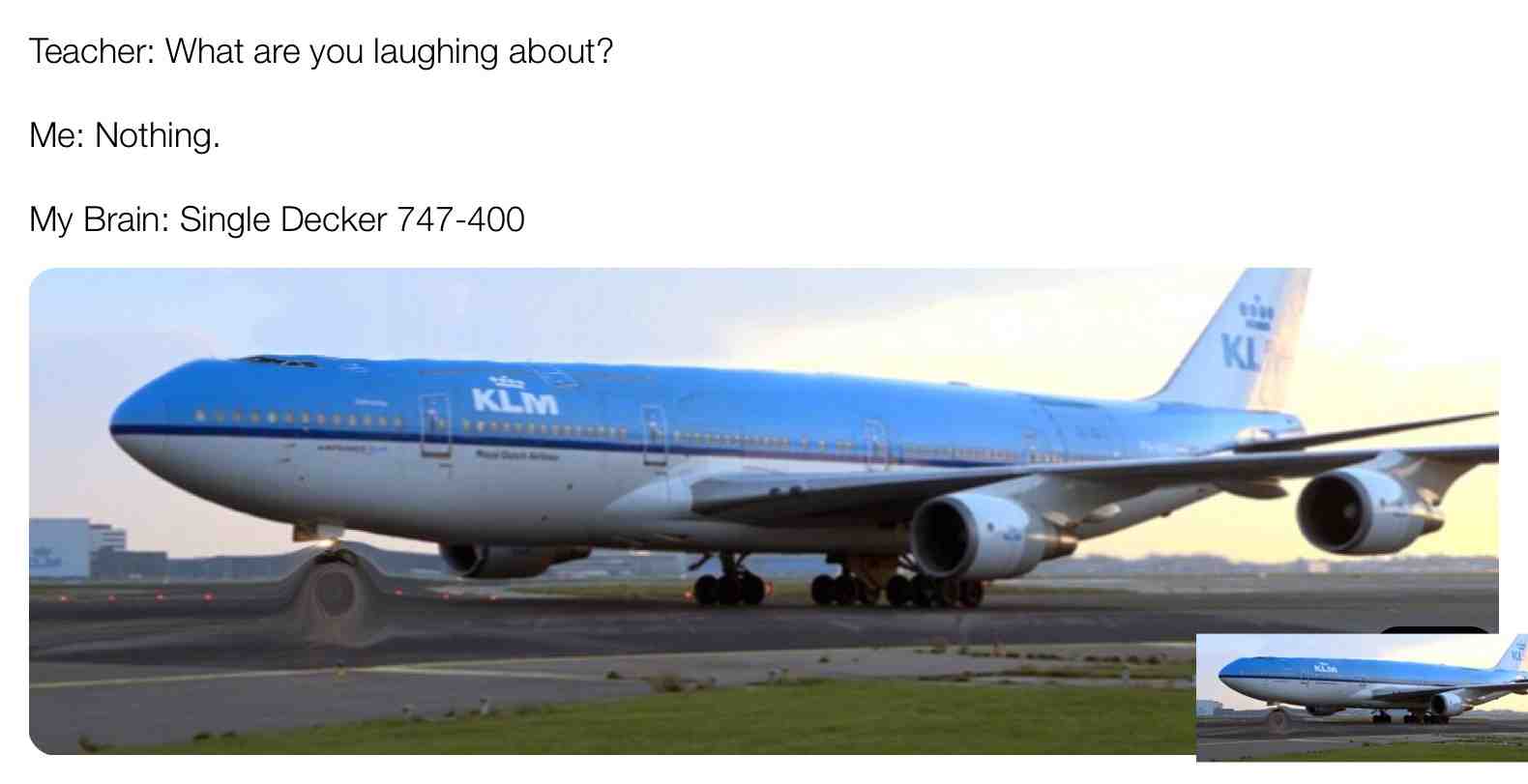  #singledecker #747 #jumbojet #school