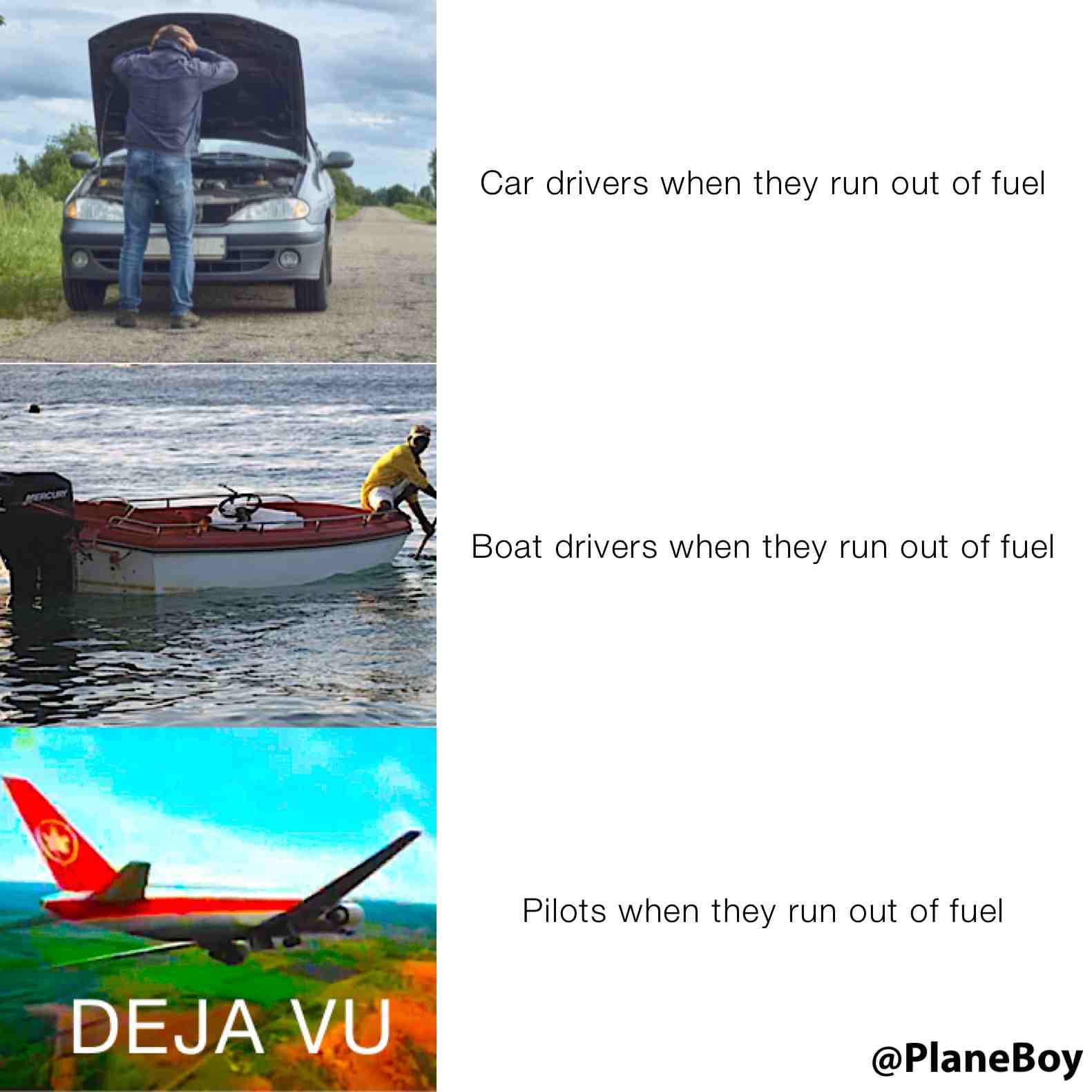#fuel #car #boat #pilot #aircanada143