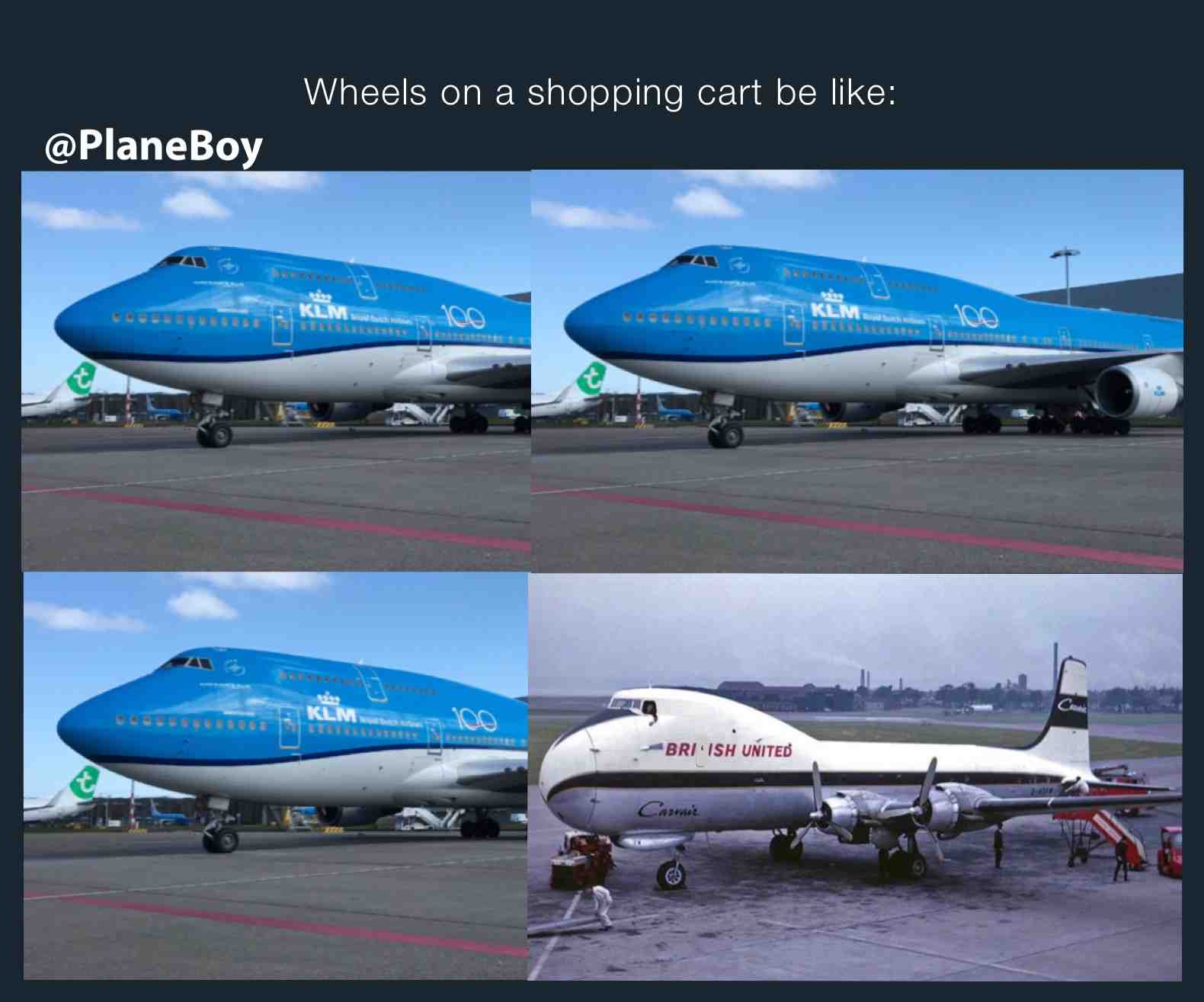 #747 #carvair #wheels
Should i stop using tags if so say yes in comments