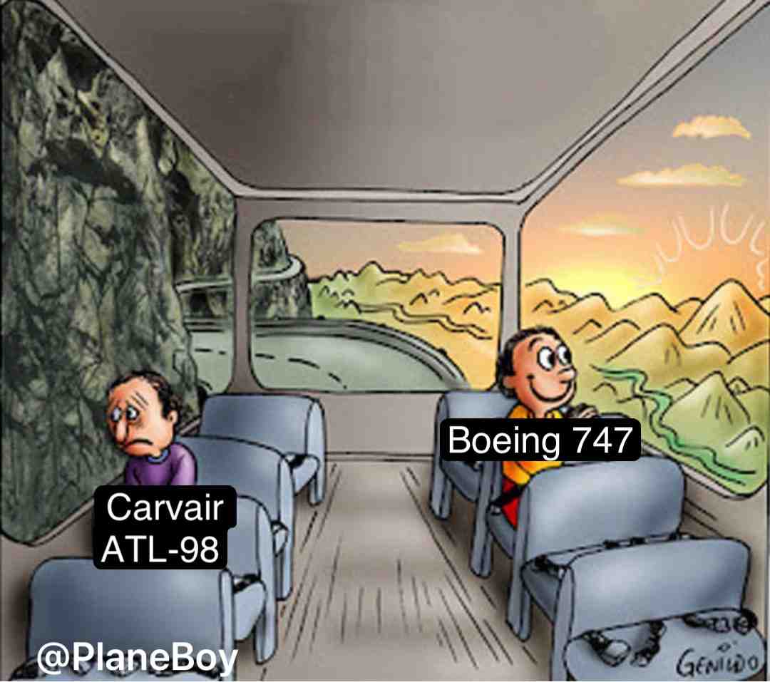 Carvair ATL-98 is a ripoff Boeing 747 if anyone doesn’t get it