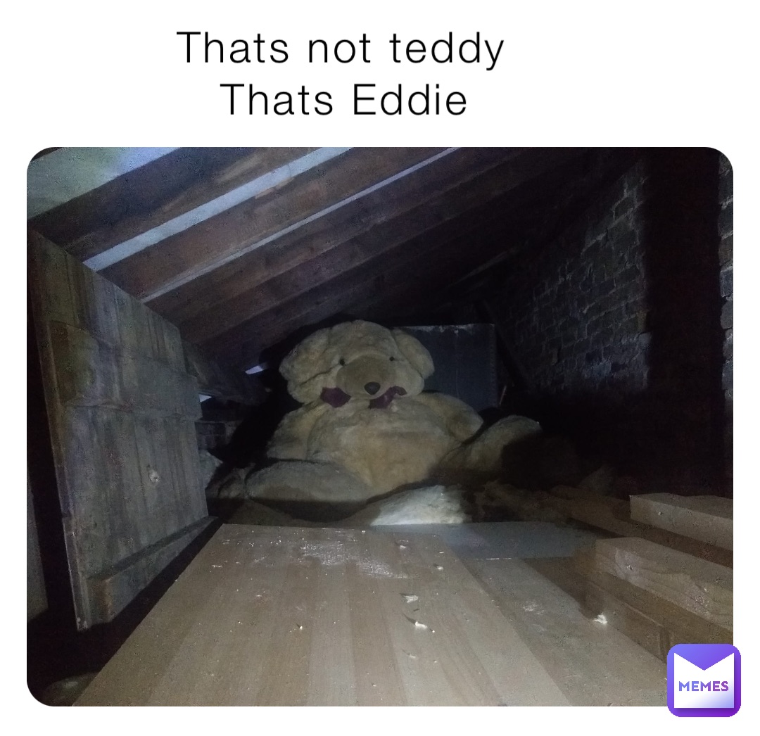 Thats not teddy 
   Thats Eddie