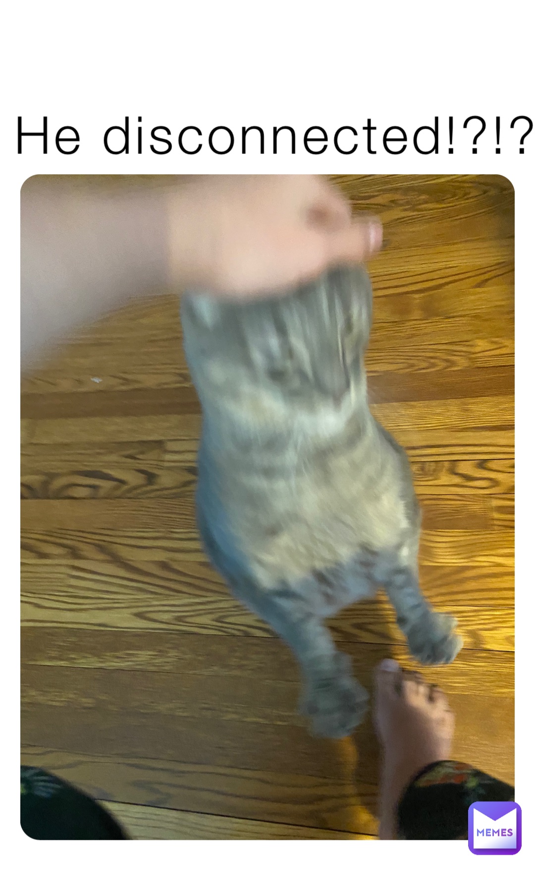He disconnected!?!?