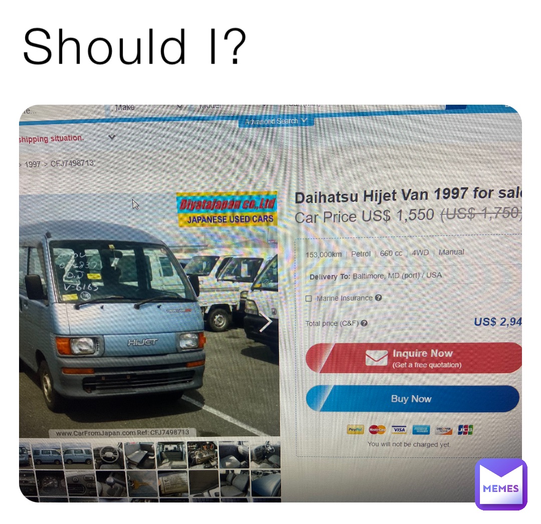 Should I?