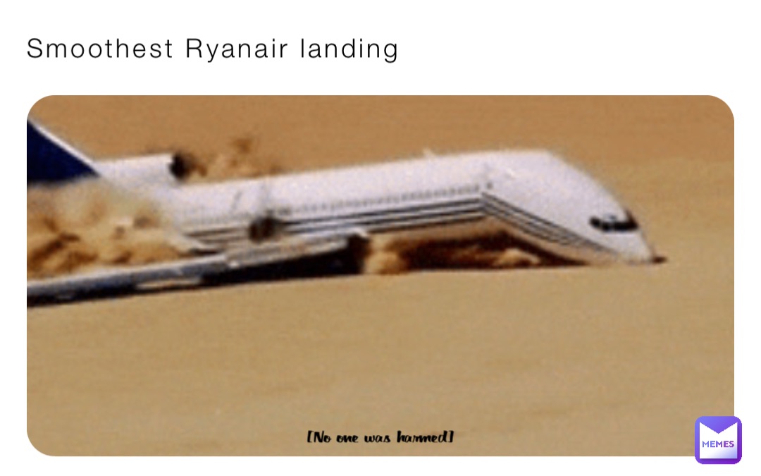 Smoothest Ryanair landing (No one was harmed)