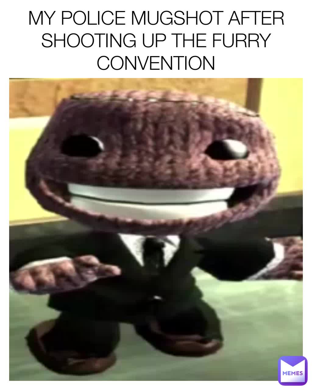 MY POLICE MUGSHOT AFTER SHOOTING UP THE FURRY CONVENTION Quincym722