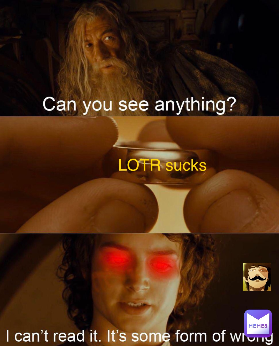 Double tap to edit Double tap to edit LOTR sucks