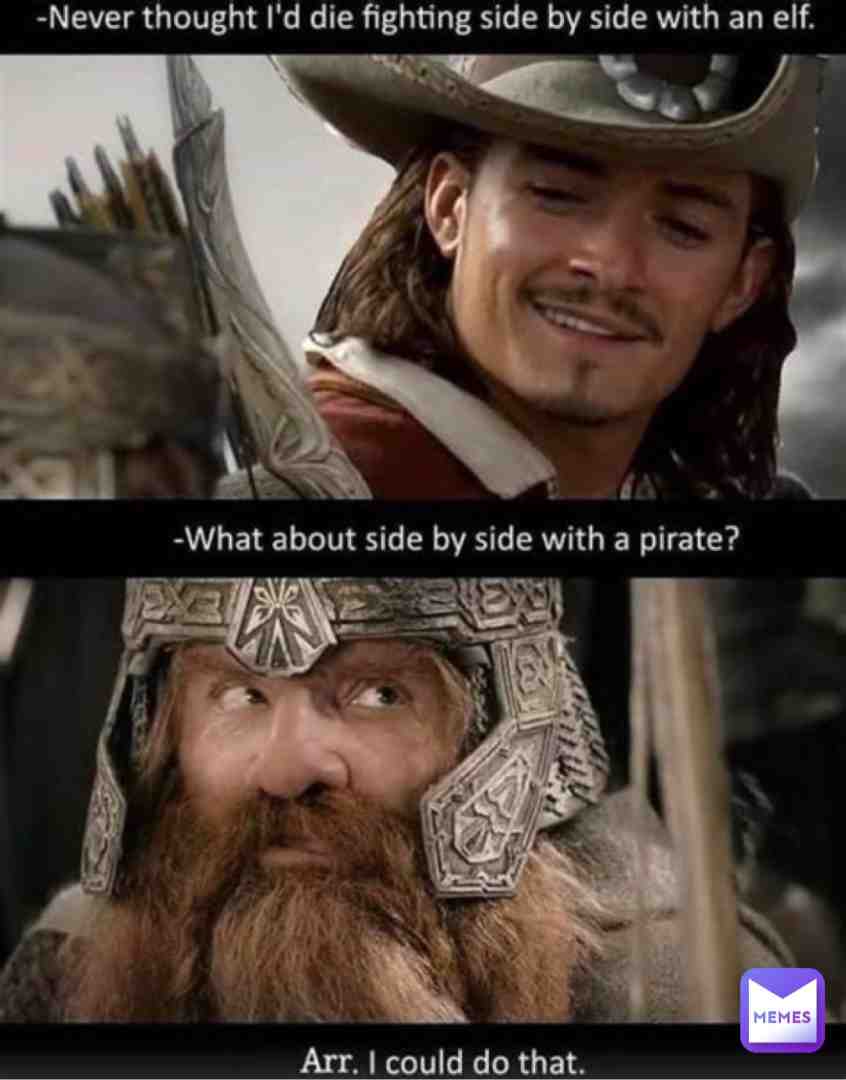 #lotr #lotrmemes #piratesofthecaribbean