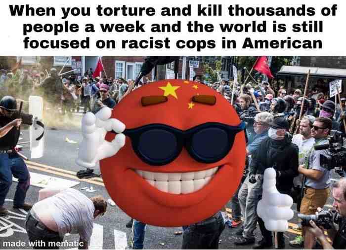 China China China. What ever will we do with you… Time for a crusade, bois. #takebacktherainbow