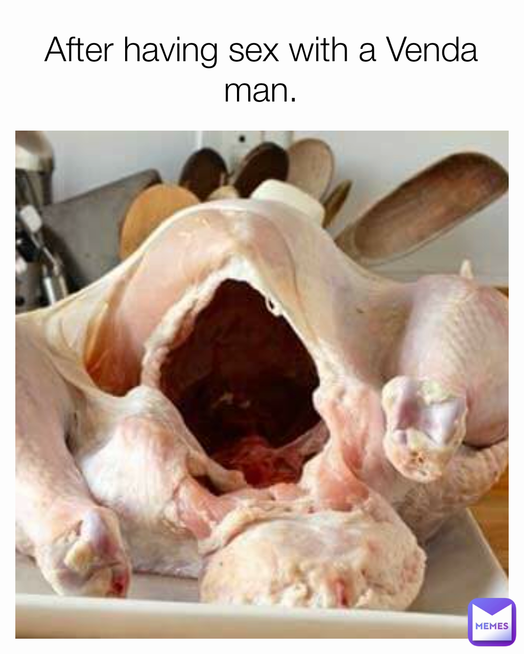 After having sex with a Venda man.
