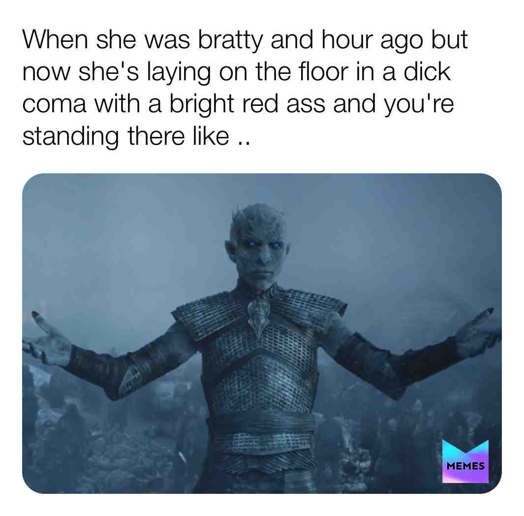Meme shared by @eyelinerdevil