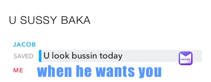 U SUSSY BAKA 