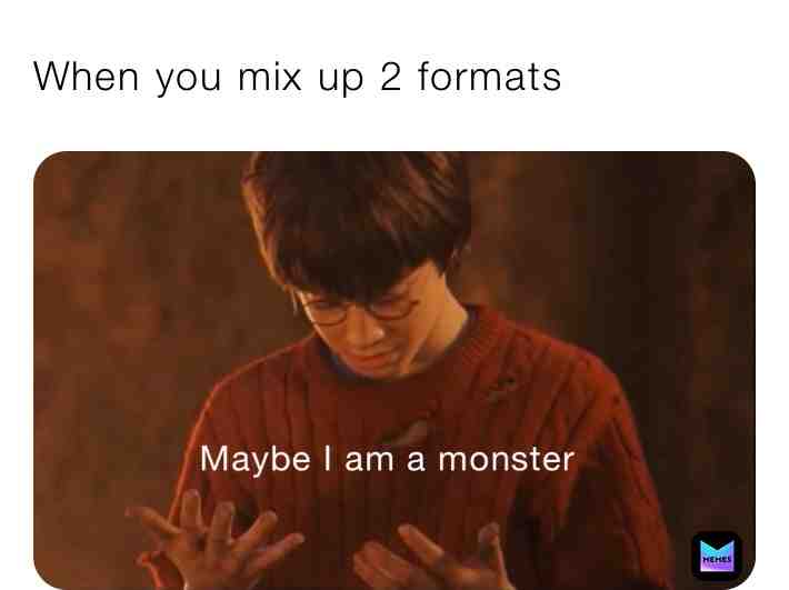 Meme shared by @wizzardtrixter