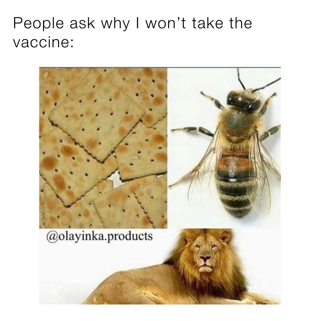 People ask why I won’t take the vaccine: