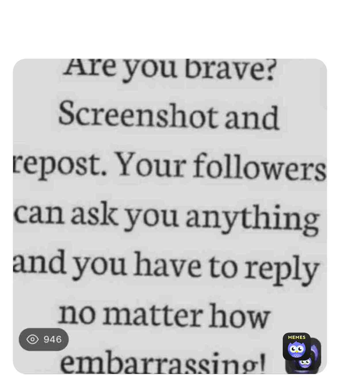 I regret doing this ok here it is ask away -w-