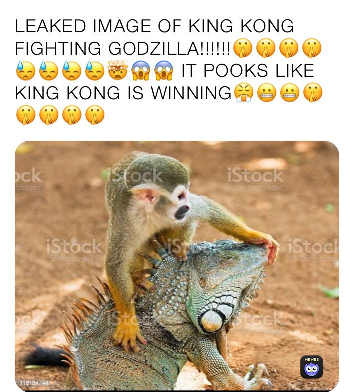 LEAKED IMAGE OF KING KONG FIGHTING GODZILLA!!!!!!🤫🤫🤫🤫😓😓😓😓🤯😱😱 IT POOKS LIKE KING KONG IS WINNING😤😬😬🤫🤫🤫🤫🤫