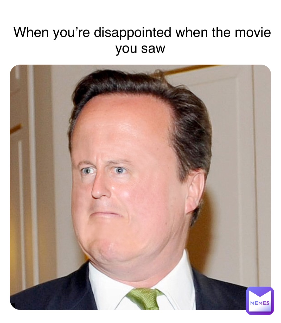 When you’re disappointed when the movie you saw