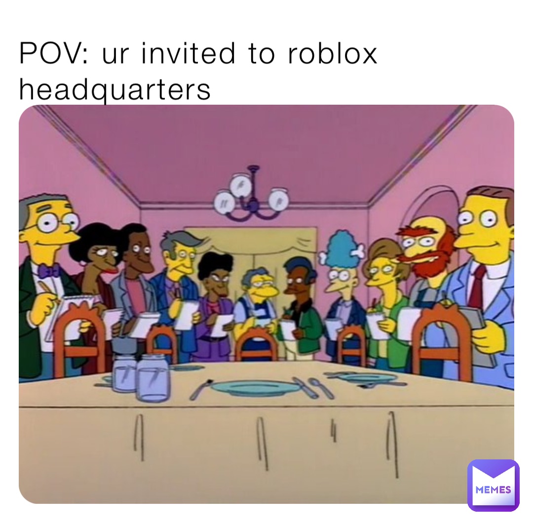 POV: ur invited to roblox headquarters