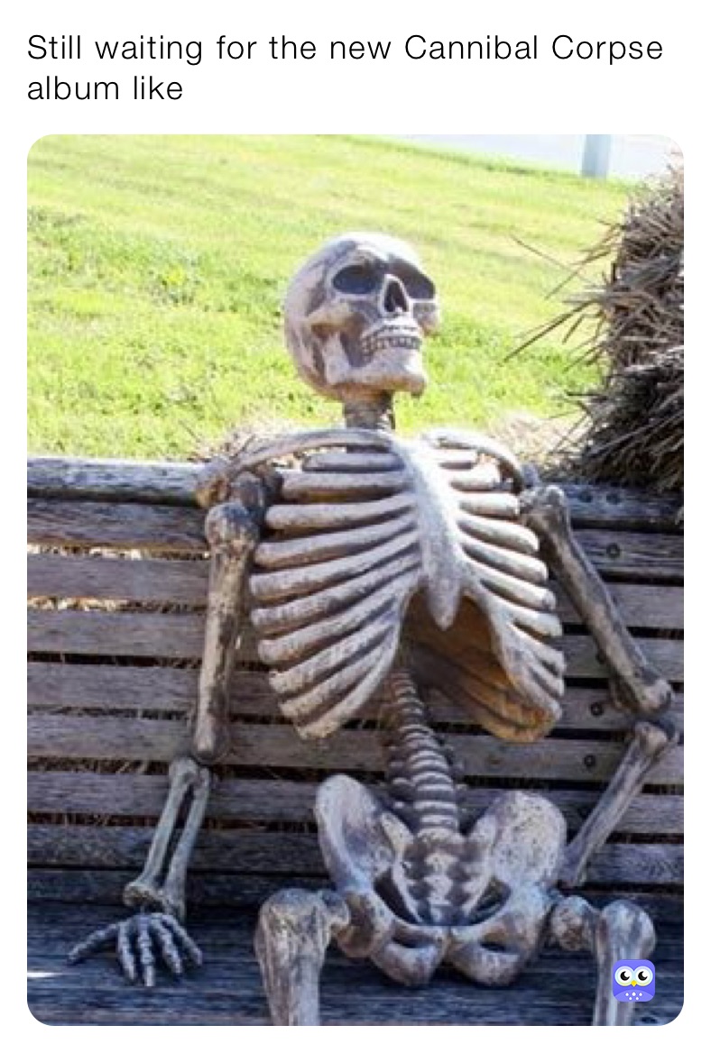 Still waiting for the new Cannibal Corpse album like 