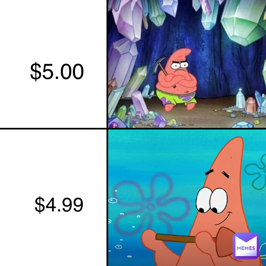 $5.00 $4.99