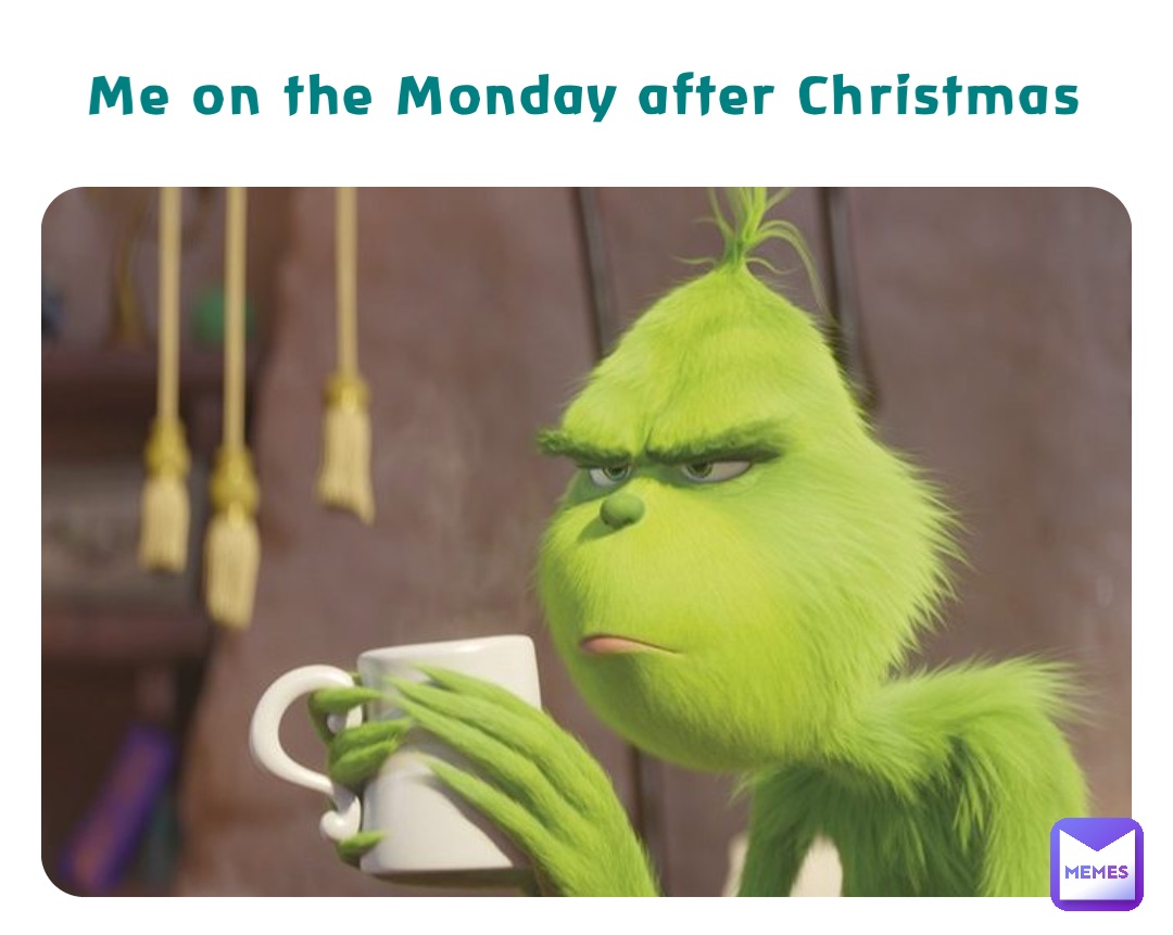 Me on the Monday after Christmas