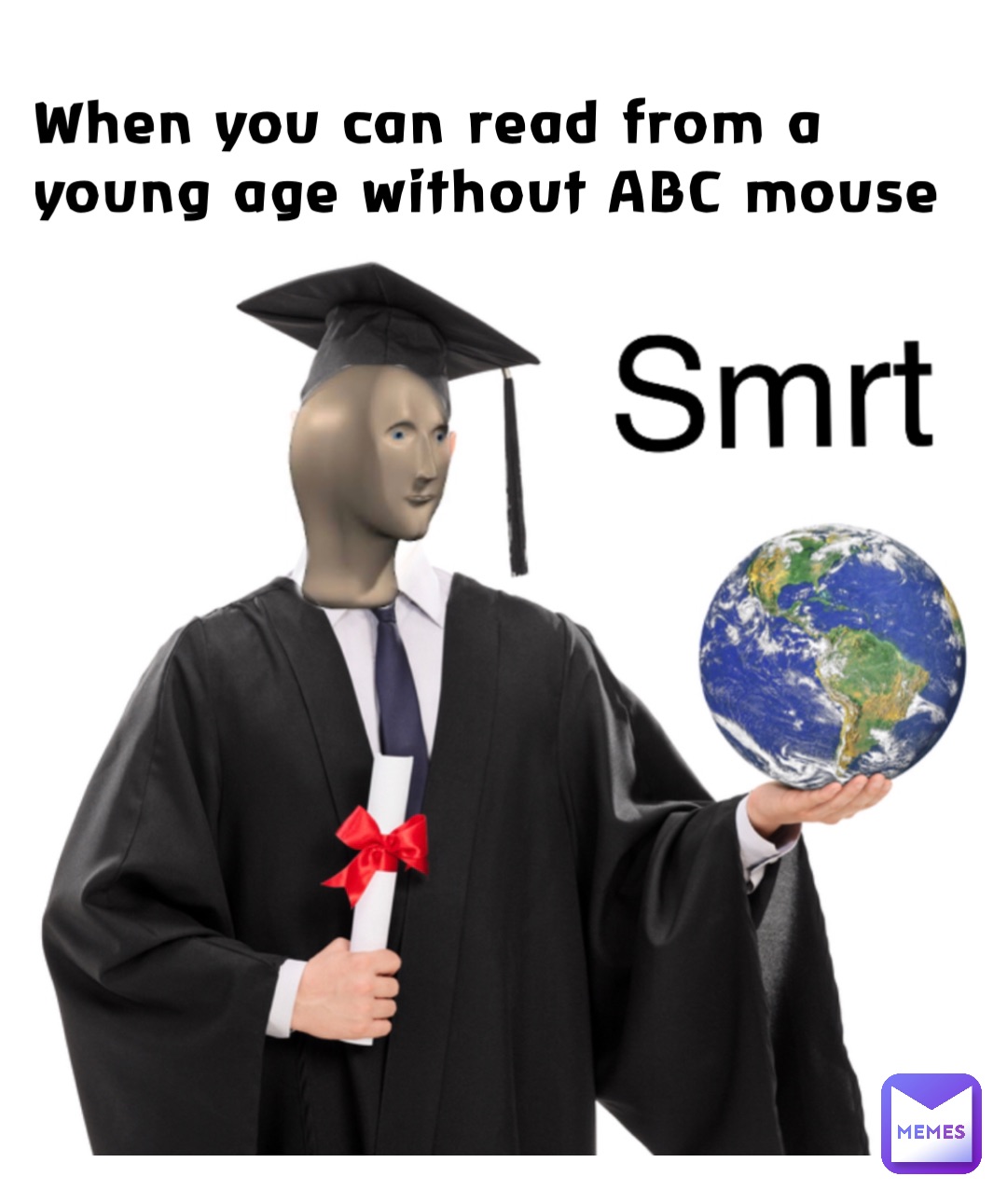 When you can read from a young age without ABC mouse